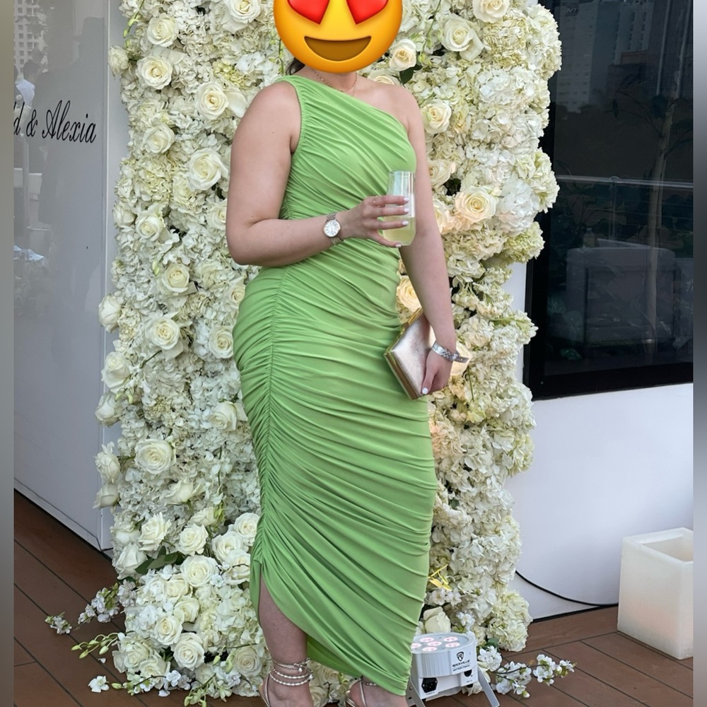 Green Norma Kamali Diana Dress